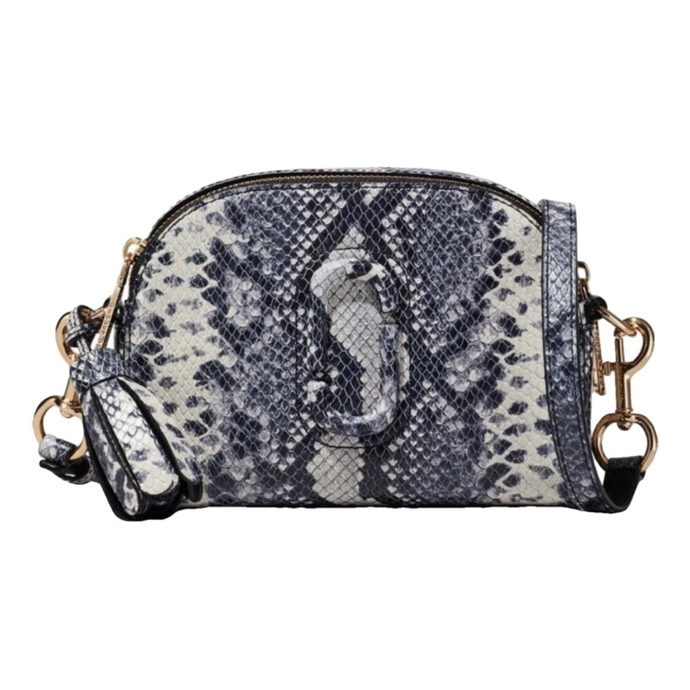 Marc Jacobs Shutter Snake Embossed Leather Crossbody Bag